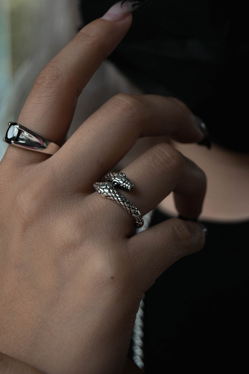 Anillo Serpiente Doble